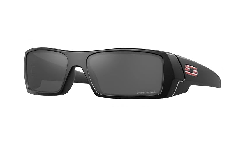 OAKLEY GASCAN SUNGLASSES / MATTE BLACK / HAWAII FLAG / HI / PRIZM BLACK LENS / SKU 009014-59