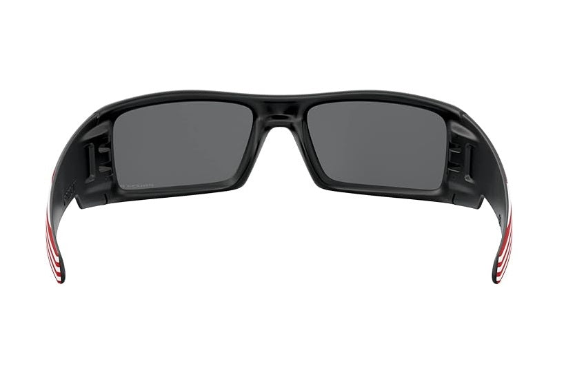 OAKLEY GASCAN SUNGLASSES / MATTE BLACK / USA FLAG / AMERICAN HERITAGE / PRIZM BLACK POLARIZED / SKU 009014-63  0