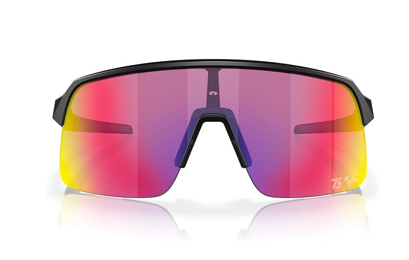 OAKLEY SUTRO LITE SUNGLASSES / MATTE BLACK / RED / PRIZM ROAD / LENS SKU 009463-62