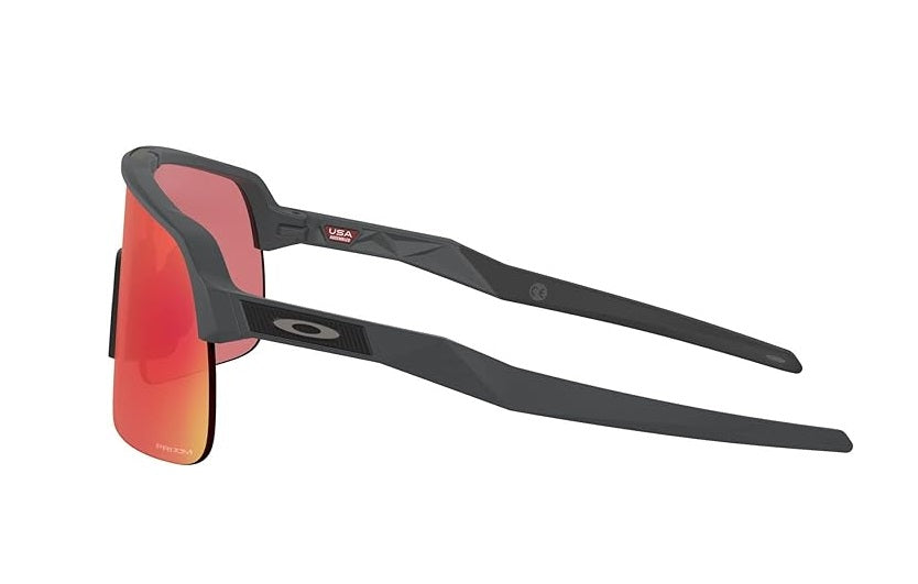 OAKLEY SUTRO LITE SUNGLASSES / MATTE CARBON / PRIZM TRAIL TORCH / SKU 009463-04