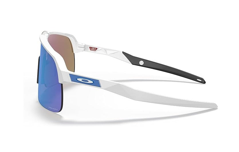 OAKLEY SUTRO LITE SUNGLASSES / MATTE WHITE / PRIZM SAPPHIRE / SKU 009463-19